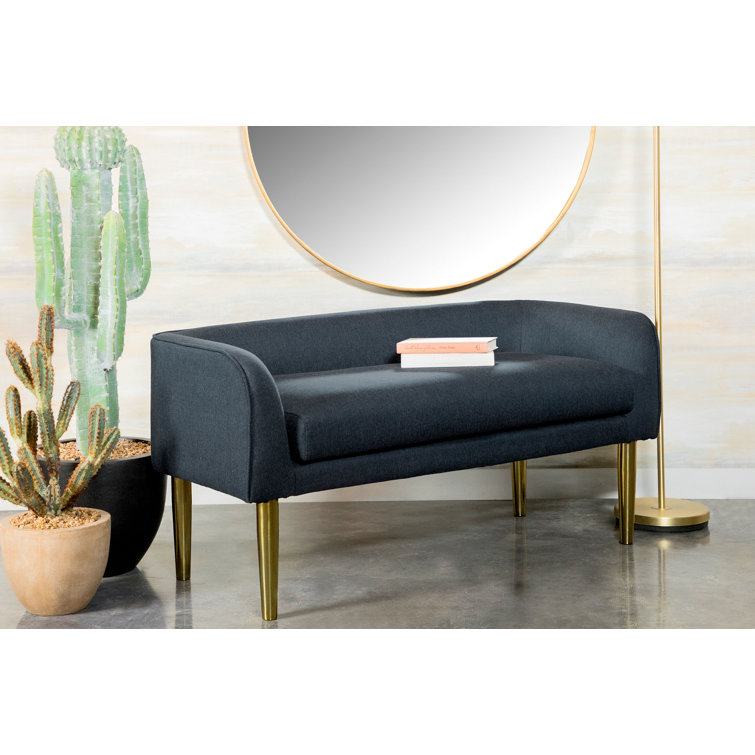 Manuel upholstered bench store everly quinn